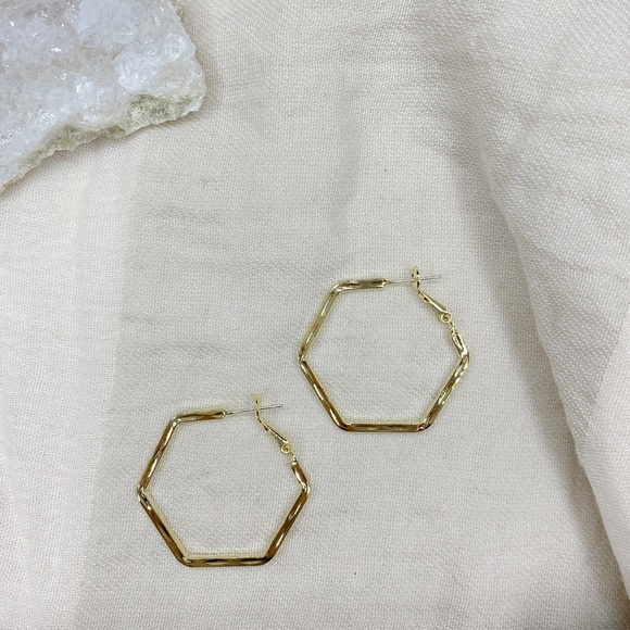 Hexopoly earrings - Picture 3 of 3